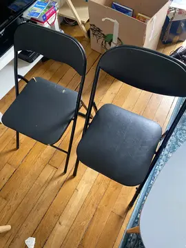 Chaises pliantes