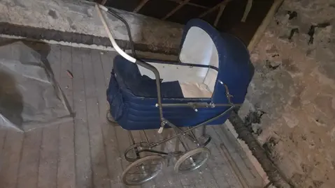 Poussette enfant année 1959