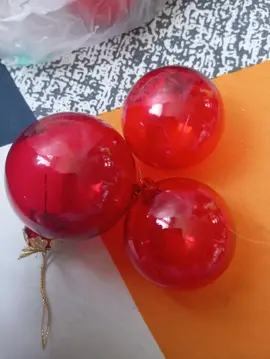 Réservé........3 boules de Noël transparente