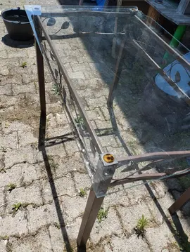 table en verre