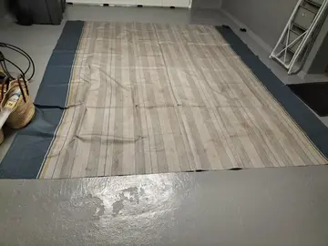 Tapis de sol pour auvent de caravane ou grande tente