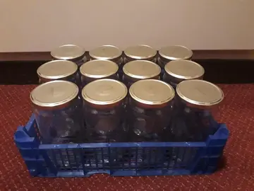 lot de bocaux avec couvercle 850 mL