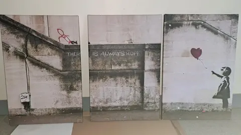 Tableau triptyque