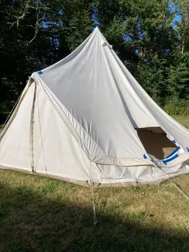 tente déchirée Canvascamp Sibley Protech double porte