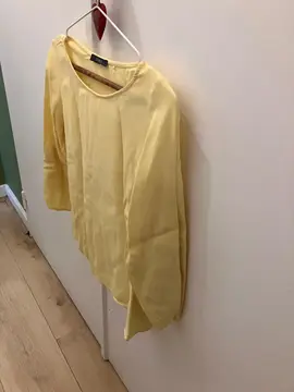 blouse 3/4 esprit jaune pale femme