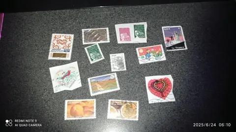 timbres oblitéré lot A