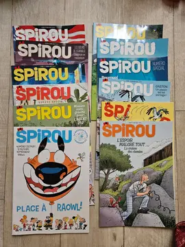 lot magazines spirou
