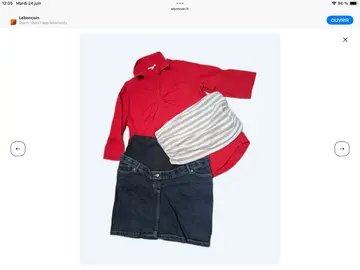 Lot vêtements de grossesse 42