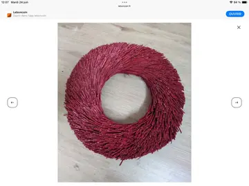 Très grande couronne de porte