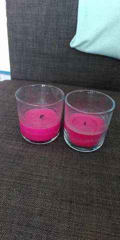 2 bougies parfumées