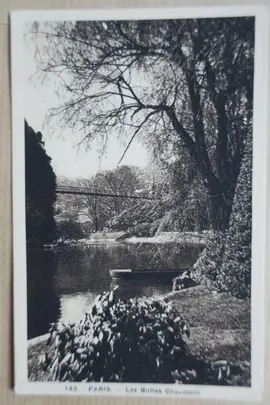Ancienne carte postale Paris Les Buttes Chaumont