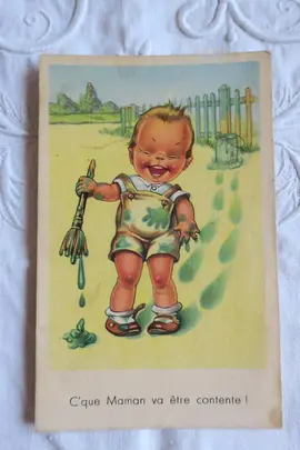 Ancienne carte postale humoristique Années 50/60