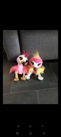 peluche Flament rose