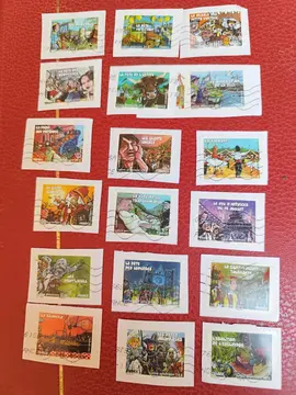 18 divers timbres.. fêtes et traditions