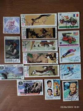 lot de timbres