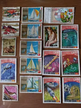 lot de timbres étranger