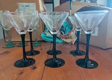 Lot de 8 verres à cocktail