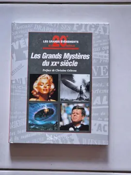 Livre grand format "Les grands mystères du 20ième siècle"