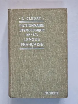 Livre ancien "Dictionnaire étymologique de la langue française"