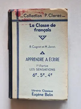 Livre ancien "Apprendre à écrire"