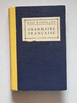 Livre ancien "Grammaire française"