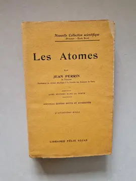 Livre ancien "Les atomes"