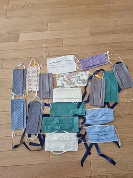 masques/chutes de tissu