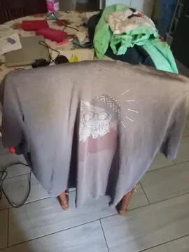 t Hirt manche court gris dessin hibou pour homme taille xxl dessin effacer et un petit troue