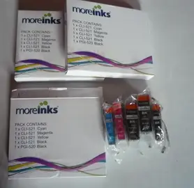 3 boites de cartouches d'imprimante moreinks