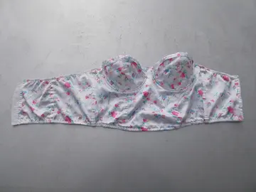 bustier femme à armatures bonnet 90 fleuri