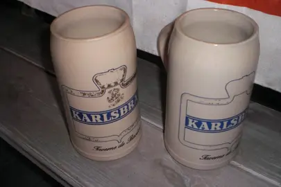 choppes/bière en grès