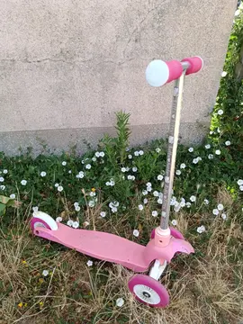 Trottinette endommagée