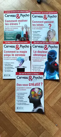 Lot 5 magazines psychologie