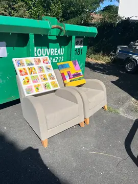 fauteuil en tissu
