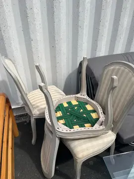 chaise en tissu