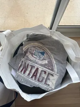 sac vêtements homme taille M