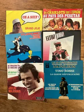 Lot de 6 vinyles 45 tours