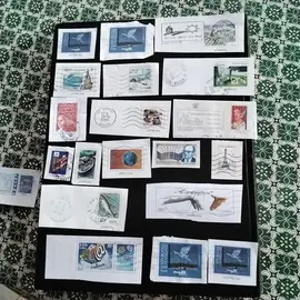 donne timbres collection francais