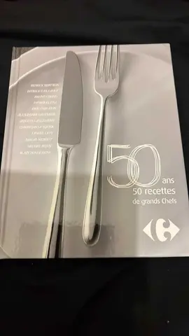 livre carrefour 50 ans 50 recettes de grands chefs