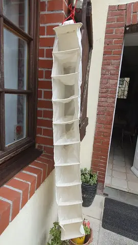 Suspension en tissu pour rangements