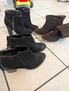 3 paires de bottines T36