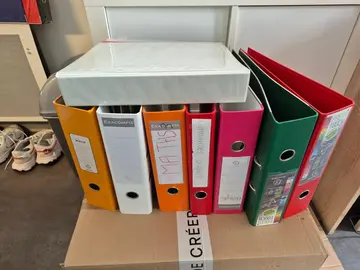 lot de classeurs à levier