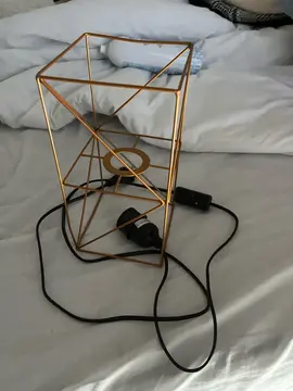 lampe dorée
