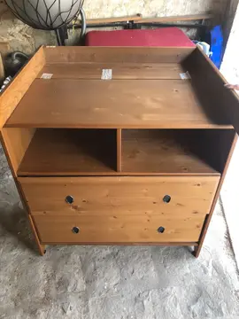 commode enfant combiné table à langer