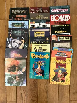 Lot de 20 bandes dessinées