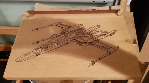 cadre fait main star wars