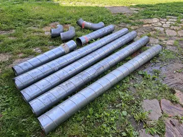 Conduit spiralé acier galvanisé 160mm