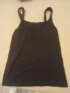 débardeur noir taille s/m pour femme/fille