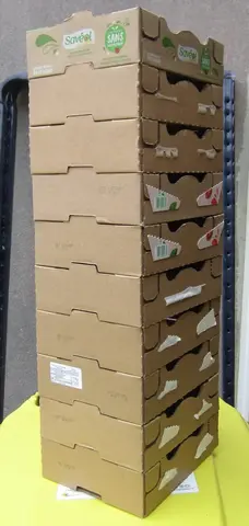 11 Caissettes en carton