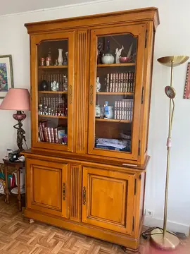 bibliothèque bois clair